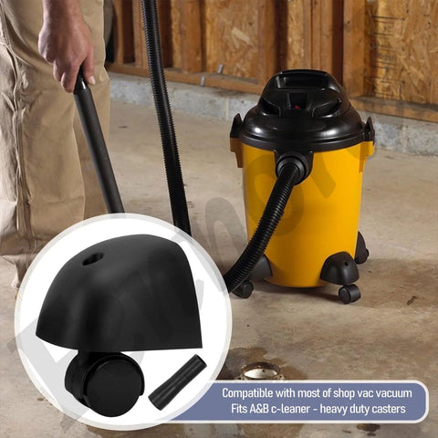 Caster Wheels And Foot Replacement Kit For Most Vacuums And A And B Cleaners Includes 2 Caster Wheels With Foot Set Replaces 8568000
