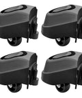 Foot Caster And Caster Wheel Replacement Set For Ridgid Shop Vac Vacuum Cleaners 6 To 16 Gallon Fits shown in a set of four