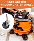 4 Pcs Wet Dry Vacuum Caster Wheels Replacement Set For Vacuum Cleaners Compatible With Dewalt Craftsman Ridgid Models