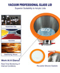 3 Gallon Pro Grade Tempered Glass Lid Vacuum Chamber Kit For Stabilizing Wood Degassing Silicones Epoxies And Essential Oils With Stainless Steel Degassing Chamber By BACOENG image with essential oils, epoxies, and wood examples.