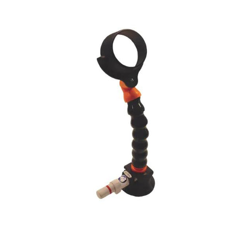 Steinel Heat Gun Stand with Vacuum Cup Arm for strong grip and enhanced stability, featuring a sturdy adjustable design.