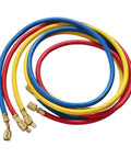 Colorful hoses for Heavy Duty Vacuum Pump And Manifold Gauge Set For AC Refrigeration Kit 110V 180W One Quarter HP Single Stage AC Repair.