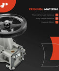 Premium Vacuum Pump Replacement For Chevrolet Silverado 1500 1500 LD Tahoe Suburban GMC Sierra 2014-2020 showing pulley system