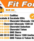 Compatibility list for Plug And Play Vacuum Pump Replacement For 2015 2020 Cadillac Escalade, Chevrolet Silverado, GMC Sierra