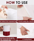 Step-by-step guide to using large storage bag vacuum pump for clothes