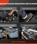 Diagram showing issues solved by Premium Electric Motor Drive Vacuum Pump Replacement for Chevrolet Express 2500-4500.