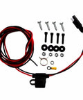 Wiring and mounting hardware for Ultra Quiet Rotary Vane Vacuum Pump For Brake Boosters Delivers Up To 28 Inches Of Vacuum In Seconds