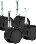 4 Pack Caster Wheels For Vacuum Cleaners Replacement Durable And Easy To Install For Enhanced Mobility And Stability