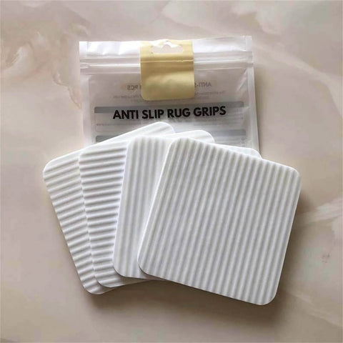 4-Piece Vacuum Tech Rug Pad Grippers For Hardwood Floors And Under Rugs Tape Keep Your Rugs In Place And Corners Flat