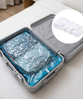 10 Pack Vacuum Storage Bags Sealing Clips Set Reusable Zipper Sealing Clips for Bags Space Saving No Fuss Labor Saver in suitcase