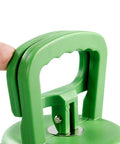 Close-up of handle on Heavy Duty Vacuum Suction Cup Lifter 4.5 Inch With Dual Locking Handles Gripper For Glass Tiles and Granite Lifting