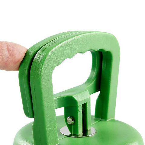 Close-up of handle on Heavy Duty Vacuum Suction Cup Lifter 4.5 Inch With Dual Locking Handles Gripper For Glass Tiles and Granite Lifting