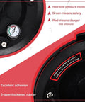 Close-up of Heavy Duty Vacuum Suction Cup Lifter for Glass and Large Appliances with pressure gauge and thick rubber.