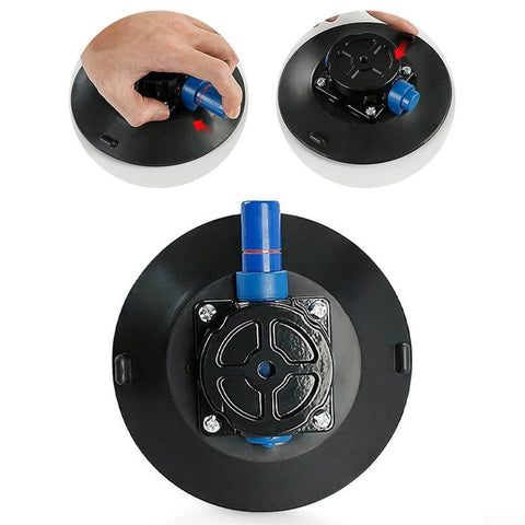 4 Inch Vacuum Suction Cup Mount Base With M6 And M8 Threaded Studs 70 Lb Heavy Duty for Glass Metal Surfaces No Drill Required