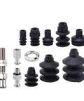 Heavy Duty Mechanical Arm Vacuum Suction Cup Set For Robotic Grippers Three Layer Multi Layer Sucker Kit components on white background