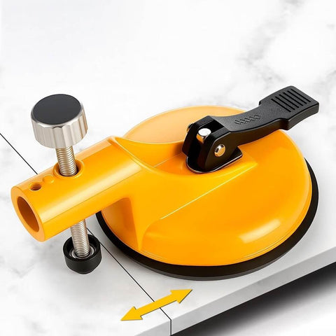 Adjustable Vacuum Suction Cups For Seam Joining And Leveling With 118Mm Cup Pro Grade Stainless Steel Pull Rod And Knob No Slip Grip