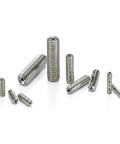 Various sizes of ✝️ SVTS-M5-15 NBK Hex Socket Set Vacuum Vented Screws - Ventilation Hole 20-Pack - Made in Japan on display