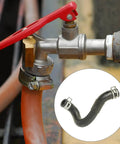 Pack Of 5 5mm ID 3/16 Inch Fuel Line Hose Clips And Spring Clamps For Low Pressure Air Water Vacuum Tubing Pipe Fasteners Durable 65Mn Spring Steel Great For Garage Boats Motorcycles And Cars on red valve