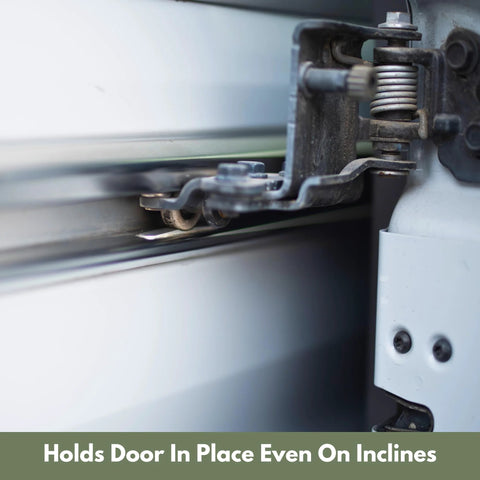 Close-up of Universal Mid Door Slider Kit for van sliding doors stopping at mid position, showing aircraft-grade aluminum.