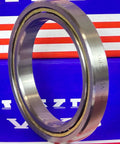 VC020CP0 Thin Section Bearing 2" x 2-3/4" x 3/8" inch close-up view showing chrome steel and brass cage design.