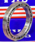 VC020CP0 Thin Section Bearing 2" x 2-3/4" x 3/8" inch showing chrome steel construction and brass cage.