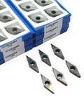 External Square Turning Tool Holder Set For CNC Lathe With 16mm 20mm And 25mm Sizes Includes Five VCGW 1604 PCD CBN Inserts
