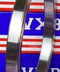 VD050CP0 Thin Section Bearing 5x6x1/2" Slim steel ring with polished finish, displayed against a branded background.