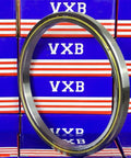VD060CP0 Thin Section Bearing 6x7x1/2" Slim shown with brass cage and steel material against VXB packaging.