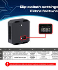 Dip switch settings for vehicle flasher relay with LCM, compatible with Chevy Silverado, GMC Sierra, Tahoe, Suburban, Yukon.