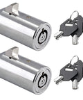 2 Pack Vending Machine Lock Set With Keyed Alike High Security Tubular Keyway Locks For Most Soda And Snack Machines With T Handles Includes 6 Keys Durable Zinc Alloy Construction Replacement Lock For Easy Install Fits Many Brands shown