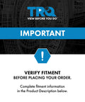 Verify fitment for Rear Wheel Bearing And Hub Assembly Kit before order