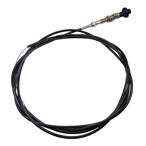 20 Foot Heavy Duty Vernier Locking Throttle Cable for PTO Systems and Trucks Ensuring Precise Manual Engine Control in Heavy Equipment