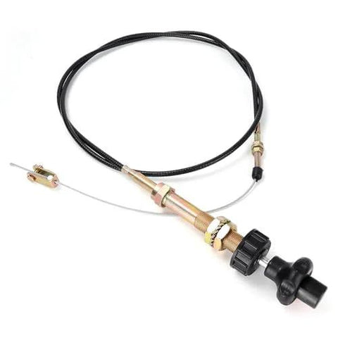 Enjoy precise throttle control with a 6 ft heavy duty vernier throttle cable featuring dual ball lock, a removable head, and a stainless core.