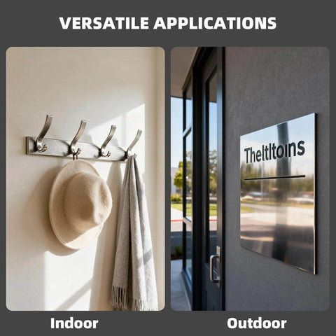 Clear Heavy Duty Double Sided Mounting Tape With Waterproof Foam Adhesive for indoor coat hooks and outdoor sign installation