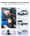 Mechanic with 4 Pack 12 AWG Inline Fuse Holder Kit With Waterproof IP67 Rated Design, cars, trucks, boats shown