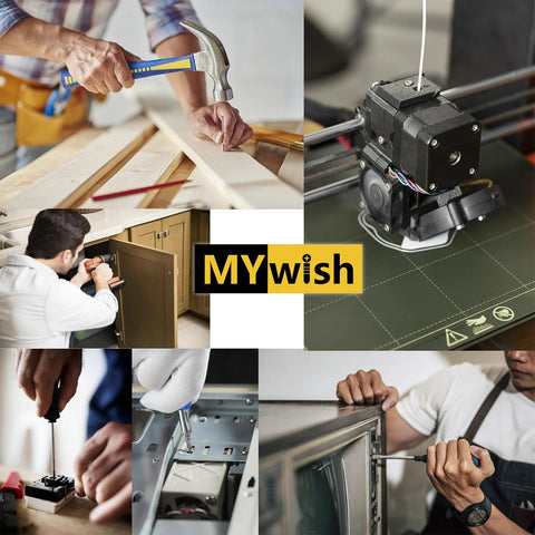 Collage showcasing DIY projects and repairs using M4 Button Head Hex Socket Cap Screws And Nuts Kit In 304 Stainless Steel.