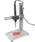 Vertical Heat Pressing Station With 90W Digital Display Soldering Iron For Plastic And 3D Printing Components on stand