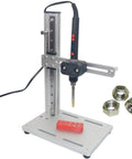 Vertical Heat Pressing Station With 90W Digital Display Soldering Iron For Plastic And 3D Printing Components Multi Directional Adjustment Heat Set Tips M2 To M8 Max Height 205mm Built For Makers