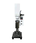 Vertical Injection Molding Machine For Lab Use 30g Compact 1 Piece Unit, front view showing pneumatic handle and controls.