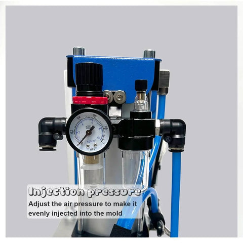 20G Vertical Injection Molding Machine For ABS PVC PP PC PET Polymers 110V with adjustable pressure control gauge