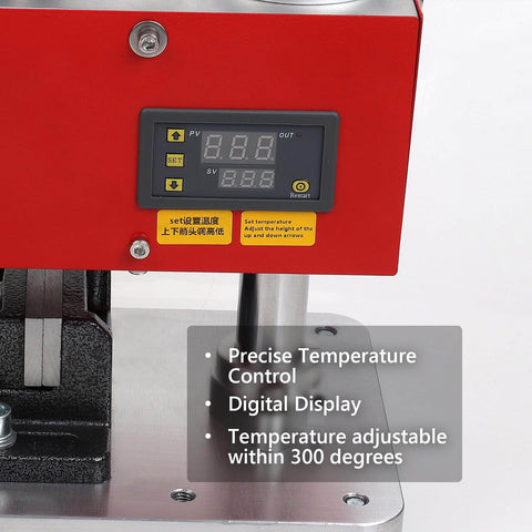 Digital display of Manual Vertical Injection Molding Machine For Small Plastic Parts With Bench Vise And Test Mold 110V Hands On 0 To 10g Per Cycle Desktop Diy Molder.