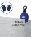 Heavy Duty Vertical Plate Clamp For Lifting And Transporting Up To 2200Lbs With 0.8 Inch Jaw Opening used in load test with gloves