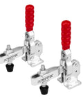 2 Pack Toggle Clamps 500 Lb Vertical Quick Release 12130 With Rubber Tip For Woodworking Jigs Fixtures Welding Drill
