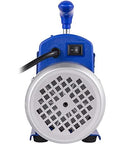 Rear view of 3CFM 1/4HP Single Stage Air Vacuum Pump Kit for HVAC and Refrigeration with power switch and handle