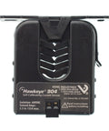 Front view of Hawkeye 904 current status switch with split core for VFD motors, includes amperage monitor and memory, shop floor use.