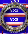VG047CP0 Thin Section Bearing 4-3/4" x 6-3/4" x 1 inch showcasing brass cage and chrome steel construction.