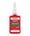 Green High Strength Threadlocker That Fills Gaps In Worn Threads And Keeps Fasteners Tight Through Heat Oil And Chemicals, Industrial Grade Adhesive For Metal Bolts Nuts And Screws, Medium Viscosity Glue 1.69 Oz 50 Ml VG270 By Vikagu