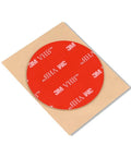 Heavy-Duty 2-Inch Circle Double-Sided Adhesive Tape Five-Pack Gray VHB Acrylic Foam Tape For Serious Permanent Bonds Replaces Rivets