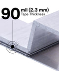 Heavy-Duty 2-Inch Circle Double-Sided Adhesive Tape Five-Pack Gray VHB Acrylic Foam Tape For Serious Permanent Bonds Replaces Rivets