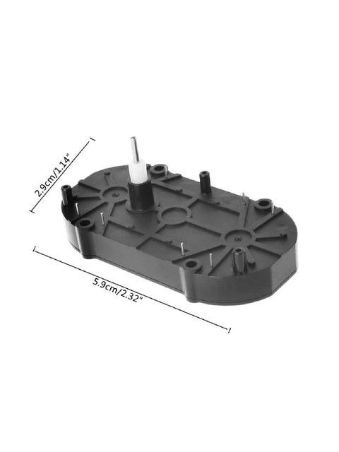 Side view of 1 Pcs VID28-05 Stepper Rotation Motor 270 Degrees Auto Instrument Machine with dual-shaft, showing dimensions.